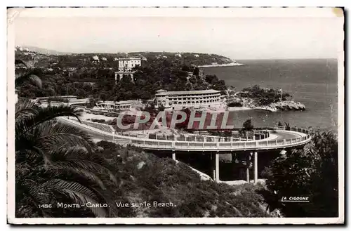 Monaco - Monte Carlo - Vue sur le Beach - Ansichtskarte AK