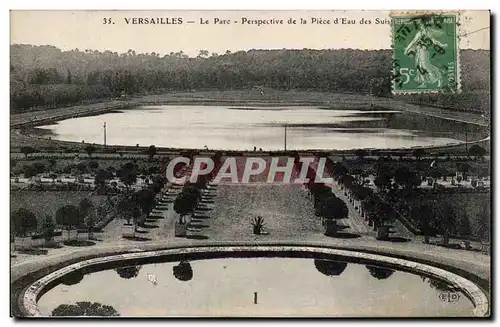 Versailles - Le Parc - Perspective de la Piece d&#39Eau - Cartes postales