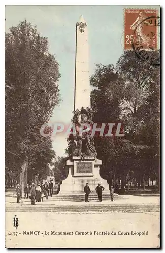 Paris - 12 - Le Monument Carnot - Cartes postales