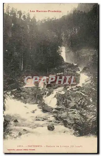 Cauterets - La Cascade de Lutour - Ansichtskarte AK