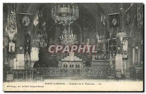 Paray le Monial - Interieur de la Visitation - Cartes postales