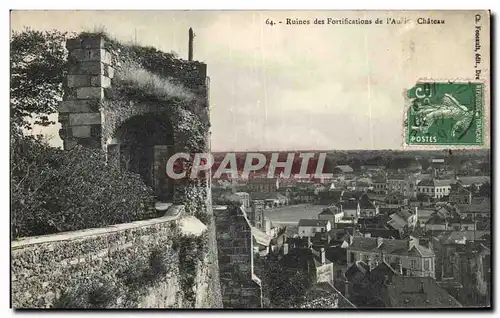 Dreux Ansichtskarte AK Ruines des fortifications de l&#39ancien chateau