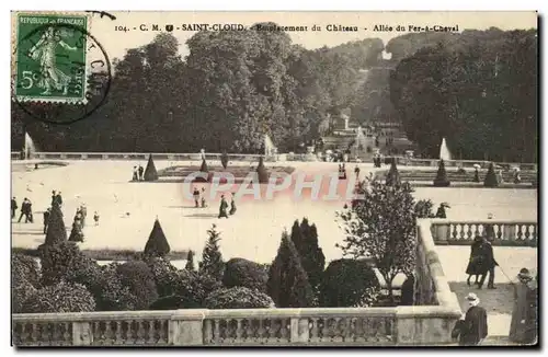 Saint Cloud - Emplacement du Chateau - Ansichtskarte AK