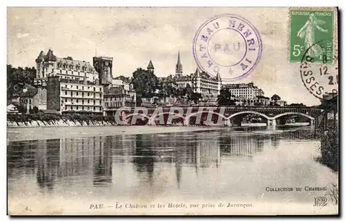 Pau - Le Chateau et les Hotels - Cartes postales