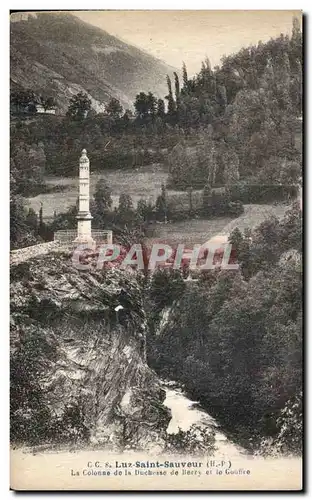 Luz Saint Saveur - La Colonne de la Duchesse de Berry - Cartes postales