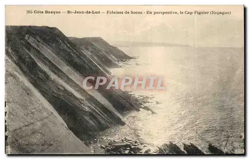 Saint Jean de Luz - Falaises de Socoa - Cartes postales