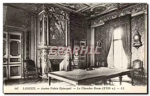 Ansichtskarte AK Lisieux Ancien palais episcopal La chambre doree