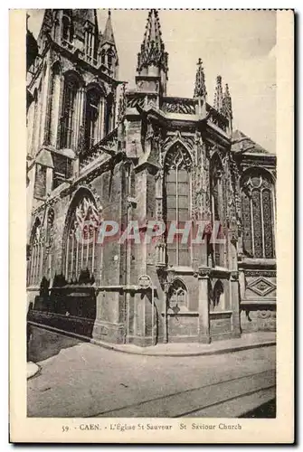 Ansichtskarte AK Caen Eglise de St Sauveur