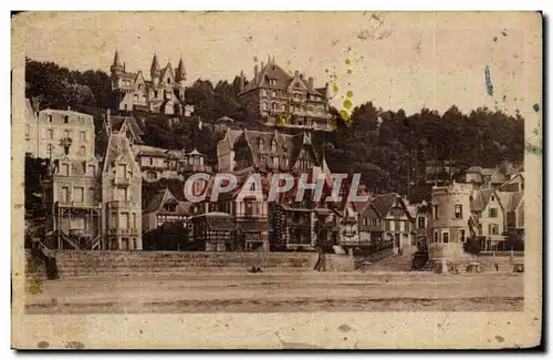 Cartes postales Trouville la reine des plages Les villas de la plage