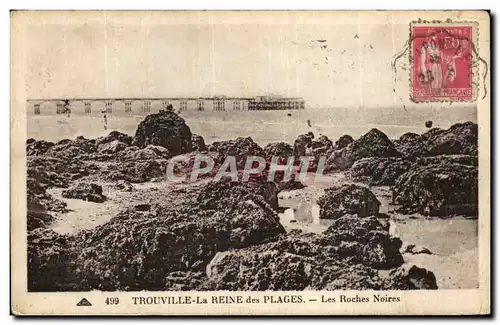 Ansichtskarte AK Trouville Reine des plages les roches noires