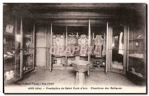 Cartes postales Ars Presbytere du Saint Cure d&#39Ars Chambres des reliques