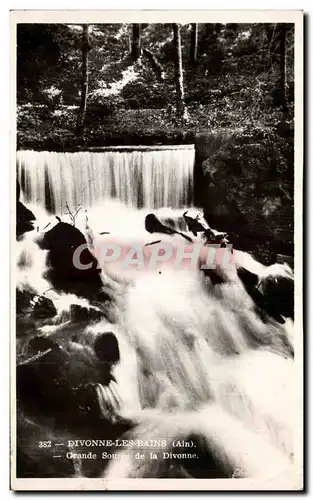 Cartes postales moderne Divonne les Bains Grande source de la Divonne