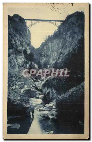 Cartes postales Dauphine Briancon Le pont Baldy sur la Cerveyrette