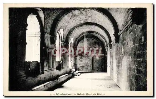 Cartes postales Abbaye de Montmajour Galerie Ouest du cloitre