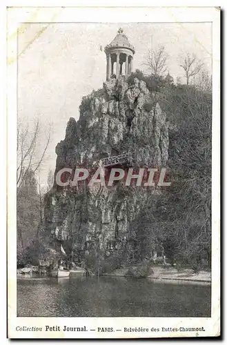 Ansichtskarte AK Paris Belvedere des Buttes Chaumont