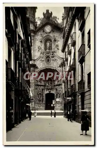 Cartes postales moderne Espagne Espana Spain San Sebastian Iglesia de Santa Maria