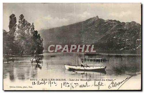 Cartes postales Aix les Bains Lac du Bourget Dent du chat