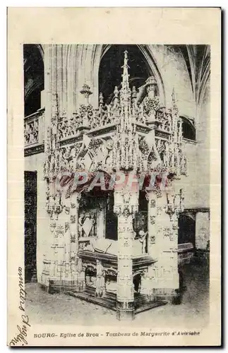 Ansichtskarte AK Bourg Eglise de Brou Tombeau de Marguerite d&#39Autriche