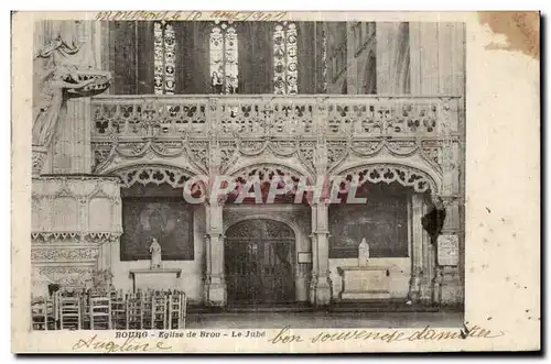 Cartes postales Bourg Eglise de Brou Le jube