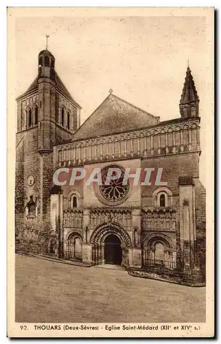 Ansichtskarte AK Thouars Eglise Saint Medard