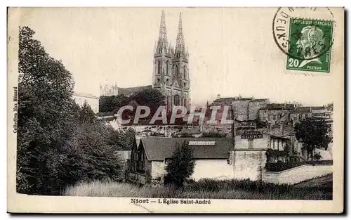 Cartes postales Niort Eglise Saint Andre