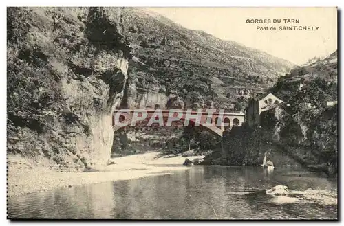 Ansichtskarte AK Gorges du Tarn Pont de Saint Chely