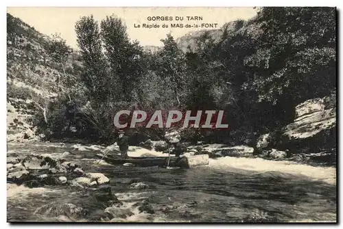 Cartes postales Gorges du Tarn Le rapide du mas de la font