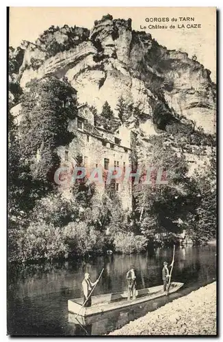 Cartes postales Gorges du Tarn le chateau de la Caze