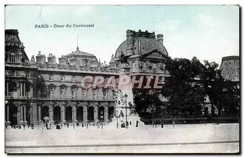 Ansichtskarte AK Paris Cour du Carrousel