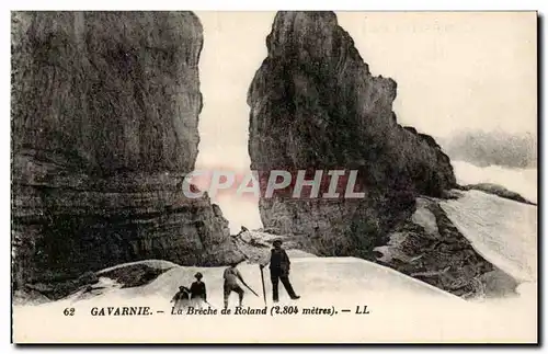 Cartes postales Gavarnie La breche de roland (2804m)