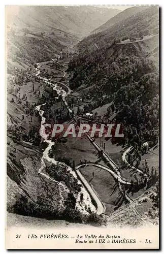 Cartes postales la vallee du Bastan Route de Luz a Bareges