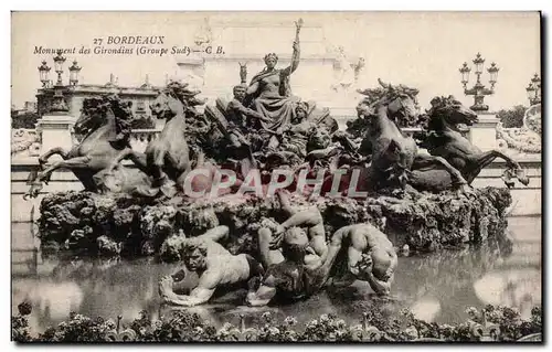 Cartes postales Bordeaux Monument des Girondins