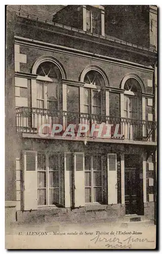 Cartes postales Alencon Maison natale de Soeur therese de l'enfant Jesus
