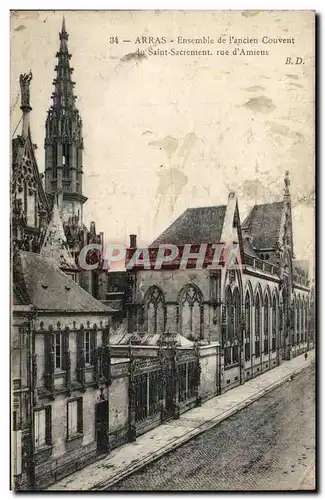 Cartes postales Arras Ensemble de l&#39ancien couvent du Saint Sacrement rue d&#39Amiens