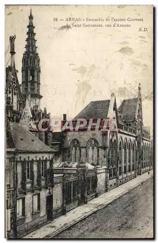 Cartes postales Arras Ensemble de l'ancien couvent du Saint Sacrement rue d'Amiens