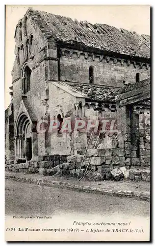 Cartes postales L&#39eglise de Tracy le Val