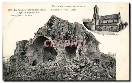 Cartes postales L&#39eglise de Tracy le Val