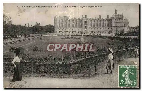 Cartes postales Saint Germain en Laye Le chateau Facade septentrionale