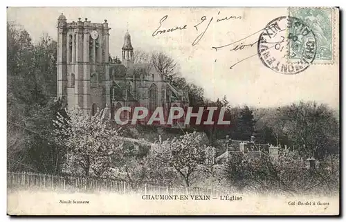 Cartes postales Chaumont en Vexin L&#39eglise