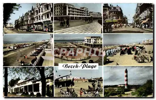 Cartes postales Berck plage Avenue General de Gaulle Esplanade Rue de l&#39imperatrice Esplanade