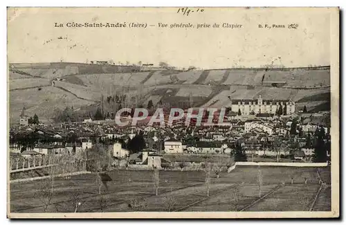 Cartes postales La Cote Saint Andre Vue generale prise du clapier