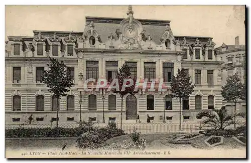 Cartes postales Lyon Place Jean mace la nouvelle mairie du 7eme arrondissement