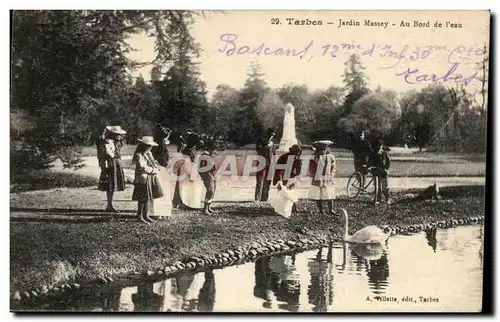 Cartes postales Tarbes Jardin MAssey Au bord de l&#39eau