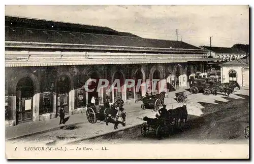 Cartes postales Saumur La gare