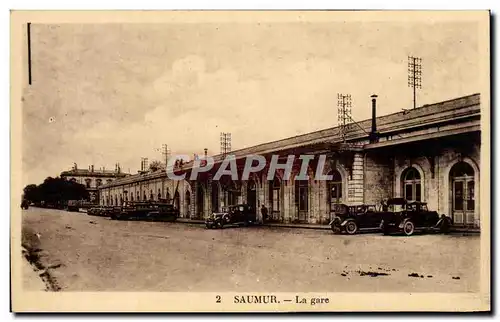 Cartes postales Saumur La gare