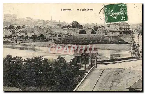 Cartes postales Saumur Vue generale