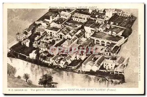 Cartes postales Saumur Vue generale des etablissements Saint Hilaire Saint Florent