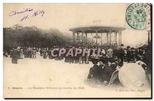 Cartes postales Angers Le Mail un jour de musique