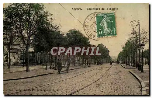 Ansichtskarte AK Angers Boulevard de la mairie