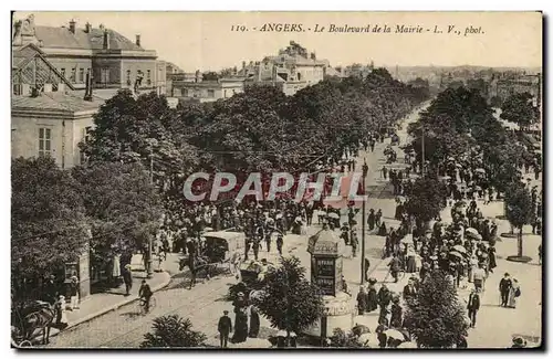 Ansichtskarte AK Angers Boulevard de la mairie